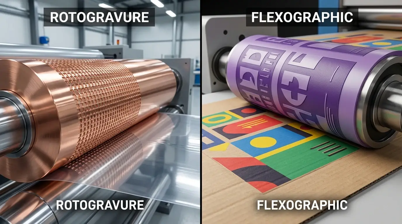 تفاوت چاپ فلکسوگرافی و روتوگراوور
